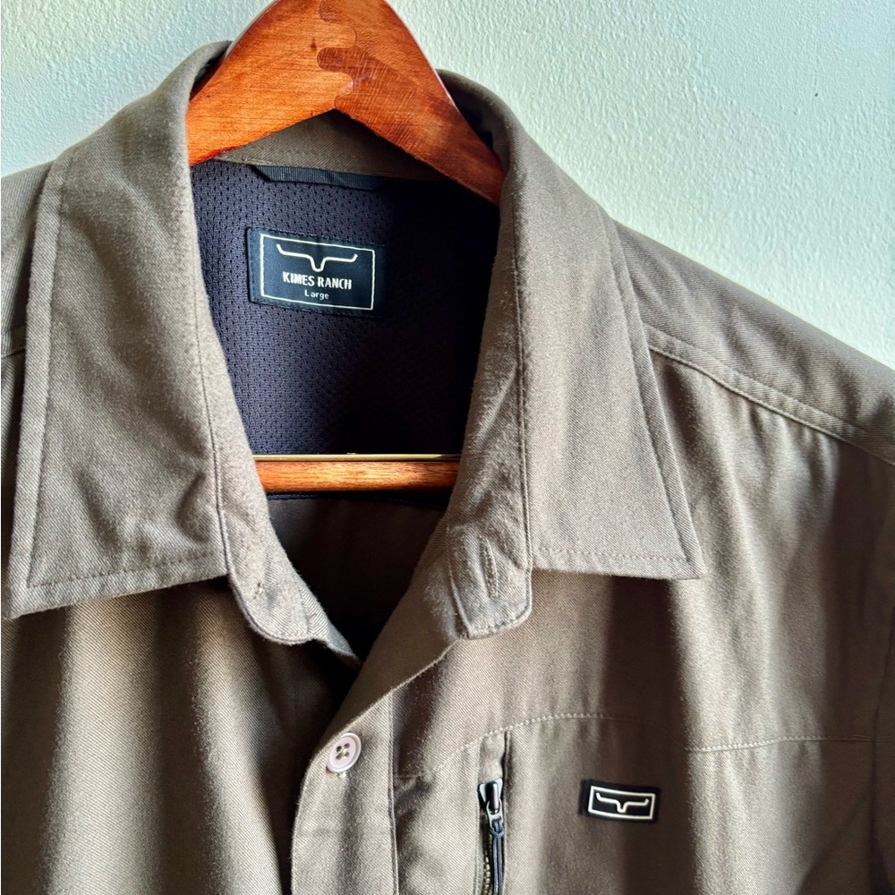 Mens Kimes Ranch Shacket Large - Picture 2 of 3